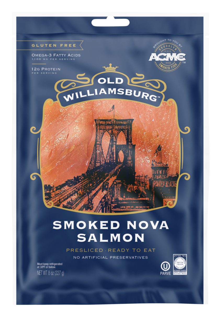 Old Williamsburg Smoked Nova Salmon 8 oz